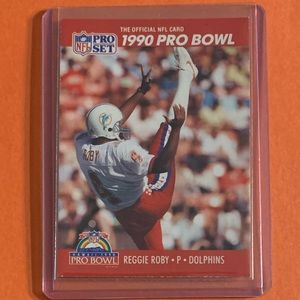 Reggie Roby #368 1990 Pro Set Football Trading Card